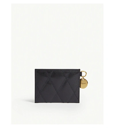 Shop Givenchy Quilted Leather Card Holder In Black