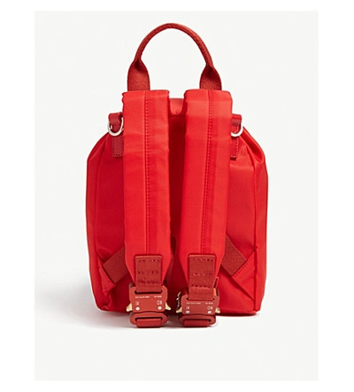 Shop Alyx Rollercoaster Buckle Backpack In Red