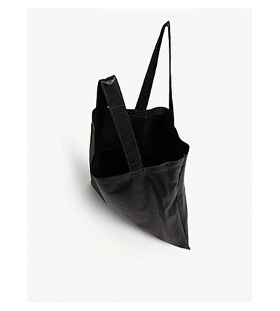 Shop Rick Owens Leather Tote Bag In Black