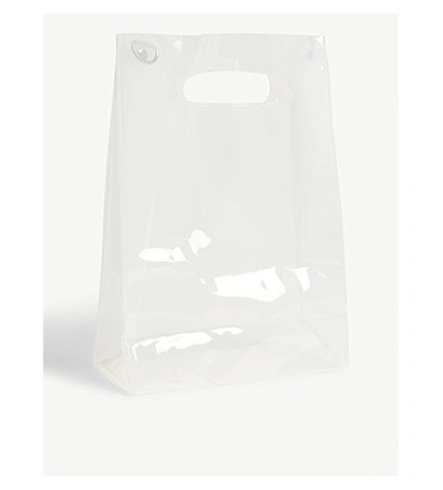 Shop Nana-nana A6 Transparent Pvc Tote Bag In Clear