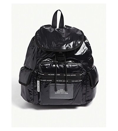 Shop Marc Jacobs Ripstop Nylon Backpack In Black