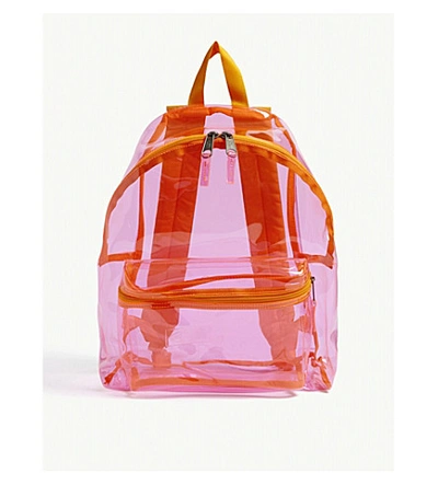 Eastpak Padded Pak'r Pvc Backpack In Fluo Pink Film | ModeSens