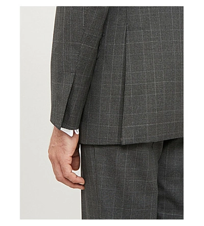 Shop Tom Ford O'connor-fit Checked Wool Suit In Grey