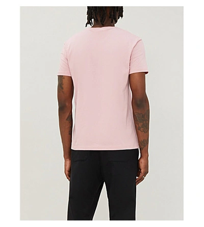 Shop Alexander Mcqueen Skull-print Cotton-jersey T-shirt In Pink
