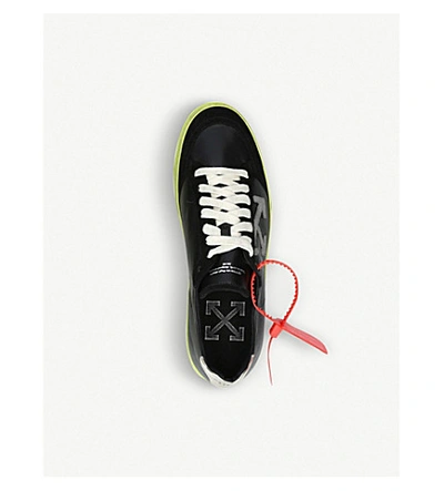 Shop Off-white 2.0 Low Leather And Suede Trainers In Black/comb