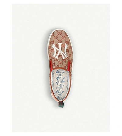 Gucci Men's slip-on Sneaker With NY Yankees patch™ - Farfetch