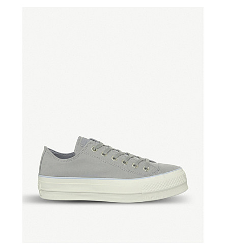 converse all star low platform trainers