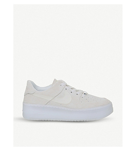 nike air force 1 sage trainers phantom white irridescent