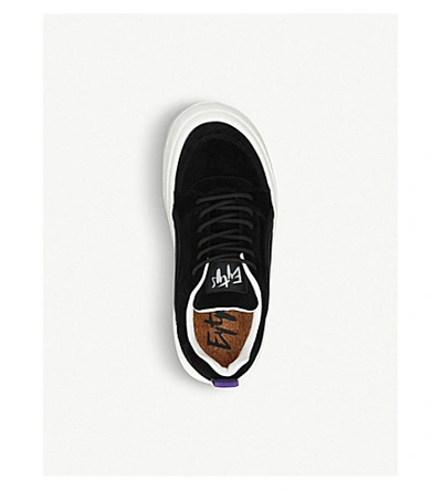 Shop Eytys Sonic Rainbow-appliqué Low-top Canvas Trainers In Black