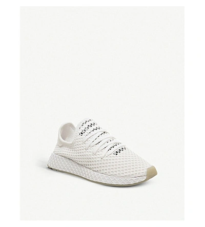 Adidas originals deerupt trainers in triple white sale