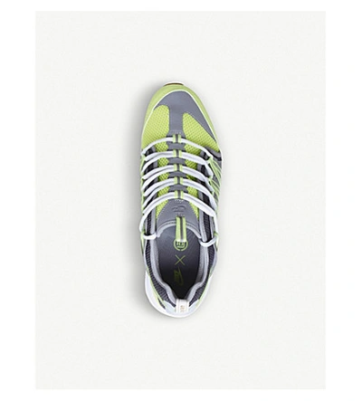 Shop Nike Air Max Haven Leather And Mesh Trainers In Clot Volt Dark Grey