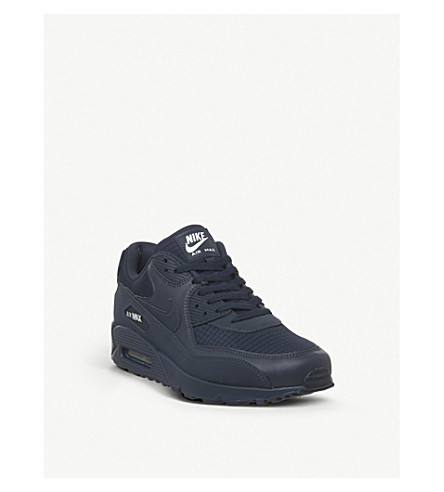 nike air max 90 leather midnight navy