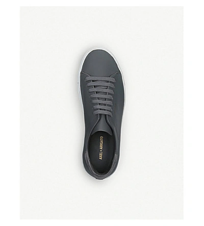 Shop Axel Arigato Clean 90 Leather And Suede Trainers In Grey