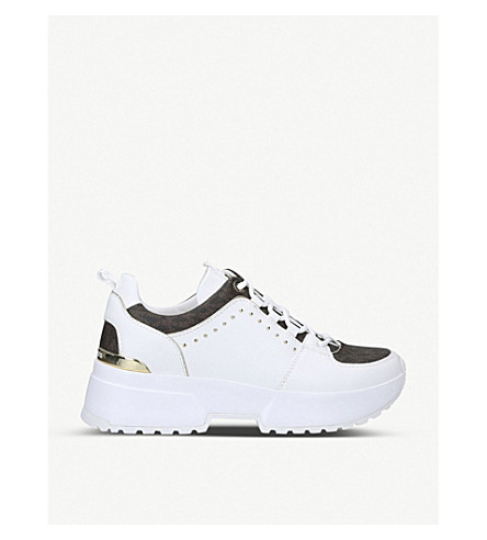michael michael kors cosmo leather sneaker boot