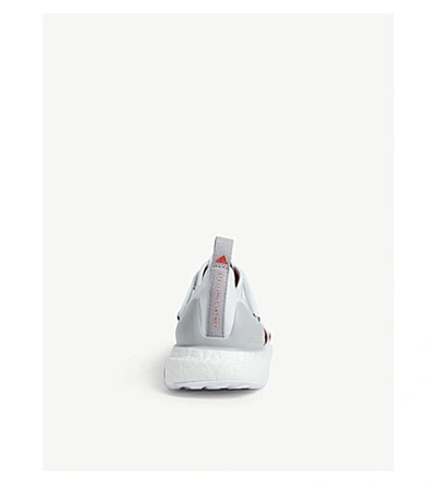 Shop Adidas By Stella Mccartney Ultraboost T.s. Trainers In Pearl Grey Rust Red Wht