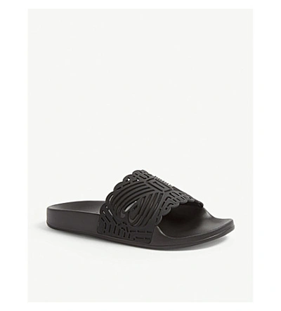 Shop Ted Baker Issley Cutout Sliders In Black