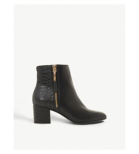 dune snakeskin boots