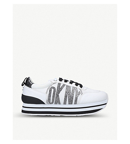 dkny white trainers