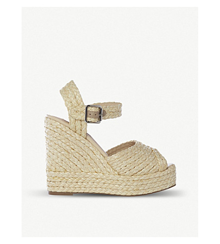steve madden woven wedge