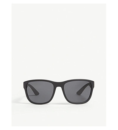 Prada Ps01u Square-frame Sunglasses In Black