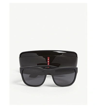 Prada Ps01u Square-frame Sunglasses In Black