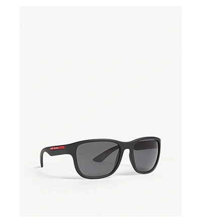 Prada Ps01u Square-frame Sunglasses In Black