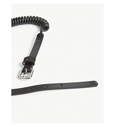 Shop Marc Jacobs Coil Belt In Black