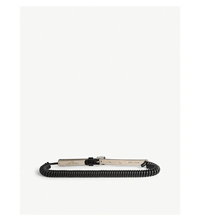 Shop Marc Jacobs Coil Belt In Black