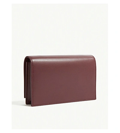 Shop Saint Laurent Kate Tassel Leather Wallet-on-chain