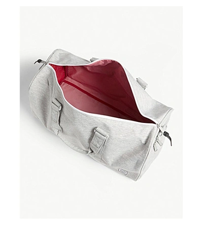 Shop Herschel Supply Co Novel Mid-volume Duffle Bag In Light Grey Crosshatch
