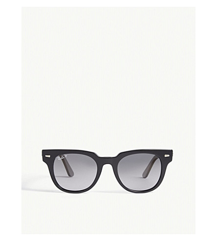 Ray Ban Ray-ban Women's Meteor Classic Square Sunglasses, 50mm In  Black/gray Green | ModeSens
