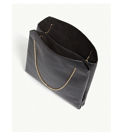 Shop The Row Leather Lunch Bag In Black Shg