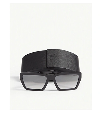Shop Prada Womens Black Pr 04vs 57 Disguise Sunglasses