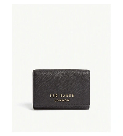 Shop Ted Baker Odelle Leather Purse In Black