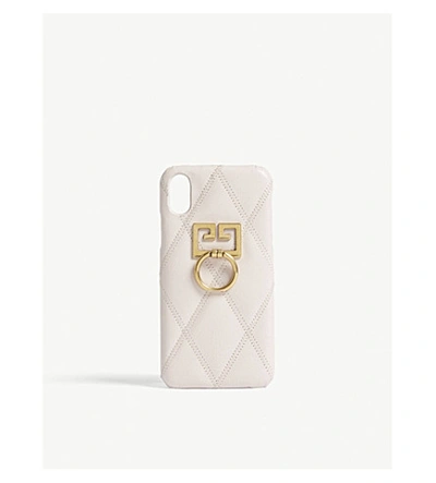 Shop Givenchy Gg Logo Iphone X/xs Case In Pale Pink