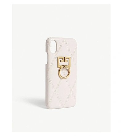 Shop Givenchy Gg Logo Iphone X/xs Case In Pale Pink