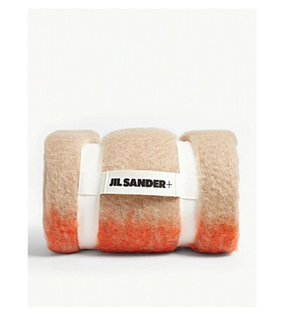 Shop Jil Sander Mohair And Wool-blend Blanket In Opn Mis965