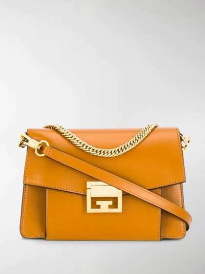 Shop Givenchy Small Gv3 Bag In Brown