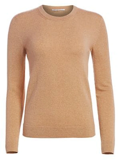 Shop Agnona Cashmere Long-sleeve Sweater In Camel