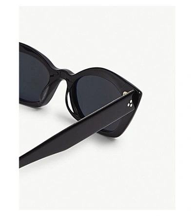 Shop Oliver Peoples Ov5387 Bianka Cat-eye-frame Sunglasses In Black