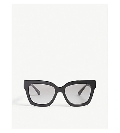 Shop Michael Kors Womens Black Cat-eye Frame Sunglasses