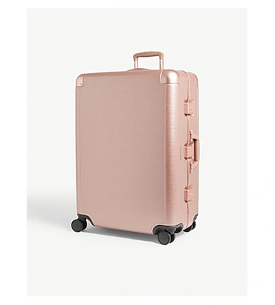Shop Calpak Jen Atkin X  Four-wheel Suitcase 72.5cm In Pink