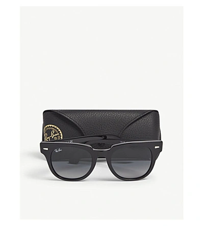 Ray Ban Ray-ban Womens Black Rb2168 Meteor Square-frame Sunglasses In Black