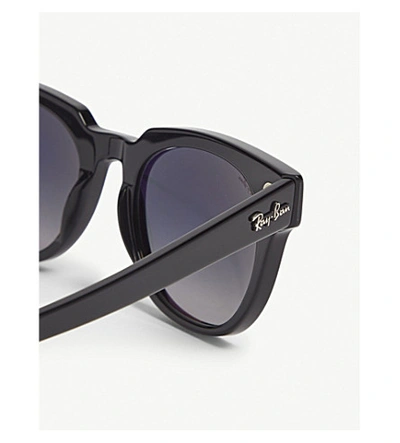 Ray Ban Ray-ban Womens Black Rb2168 Meteor Square-frame Sunglasses In Black