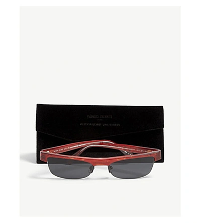 Shop Alain Mikli Alain Miki X Alexandre Vauthier Ketti Cat-eye Sunglasses In Red