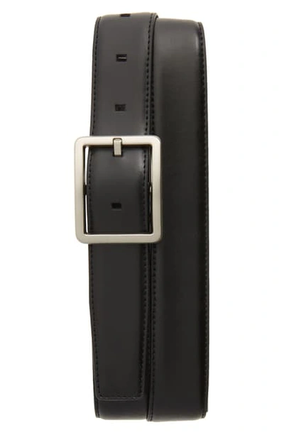 Shop Calvin Klein Faux Leather Belt In Black