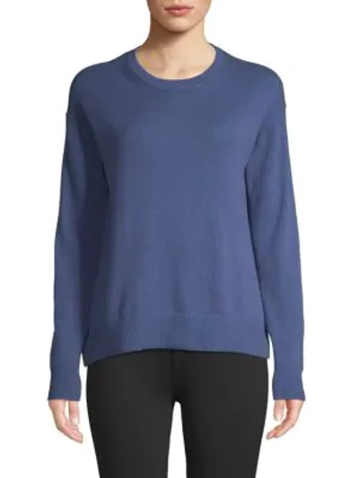 Shop Vince Wool & Cashmere Knit Sweater In Storm Blue