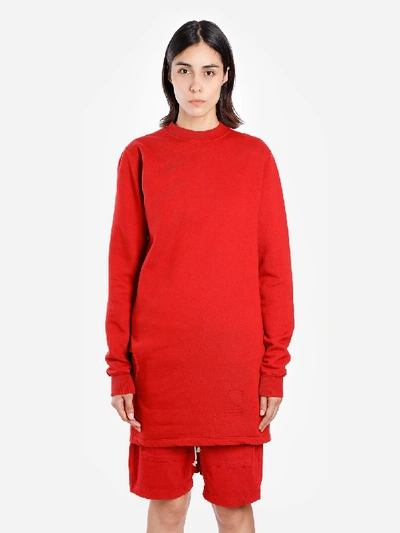 Shop Rick Owens Drkshdw Sweaters In Red