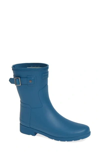 Shop Hunter Original Refined Short Waterproof Rain Boot In Echo