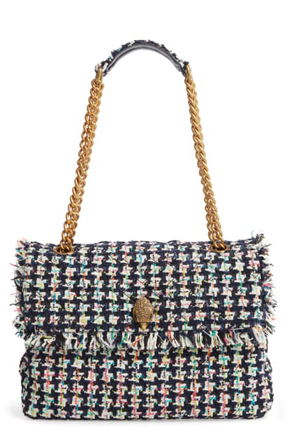 Kurt Geiger Large Kensington Tweed Shoulder Bag In Multi | ModeSens